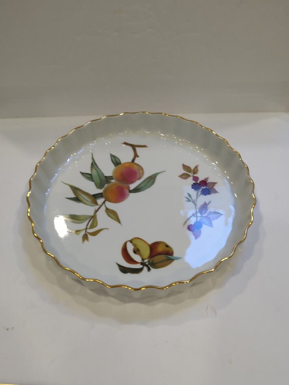 Royal Worcester Evesham‎ Oven to Table Ware Quiche, Tart Baking Dish